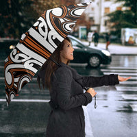 Custom Aotearoa Waikato Umbrella Maori Tribal Pattern Mix Poutama