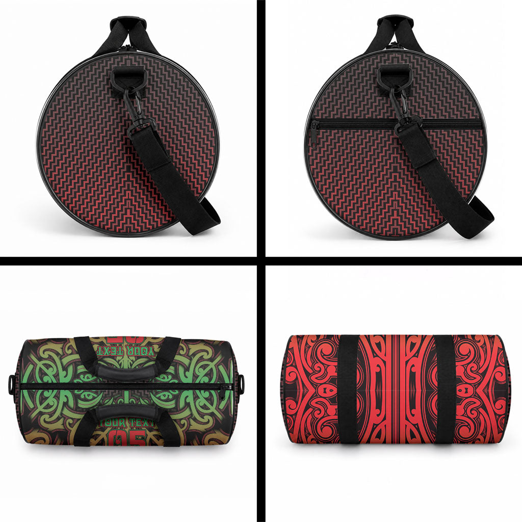 Custom Aotearoa Tuhoe Duffle Bag Maori Tribal Pattern Mix Poutama LT05 - Polynesian Pride