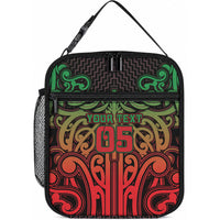 Custom Aotearoa Tuhoe Lunch Bag Maori Tribal Pattern Mix Poutama