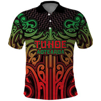 Custom Aotearoa Tuhoe Polo Shirt Maori Tribal Pattern Mix Poutama
