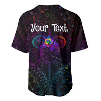 I See Your True Colors Personalised Baseball Jersey Autism Awareness