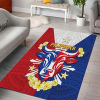 Philippines Independence Day Area Rug Maligayang Araw ng Kalayaan Filipino Carabao