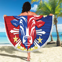 Philippines Independence Day Beach Blanket Maligayang Araw ng Kalayaan Filipino Carabao LT05 - Polynesian Pride