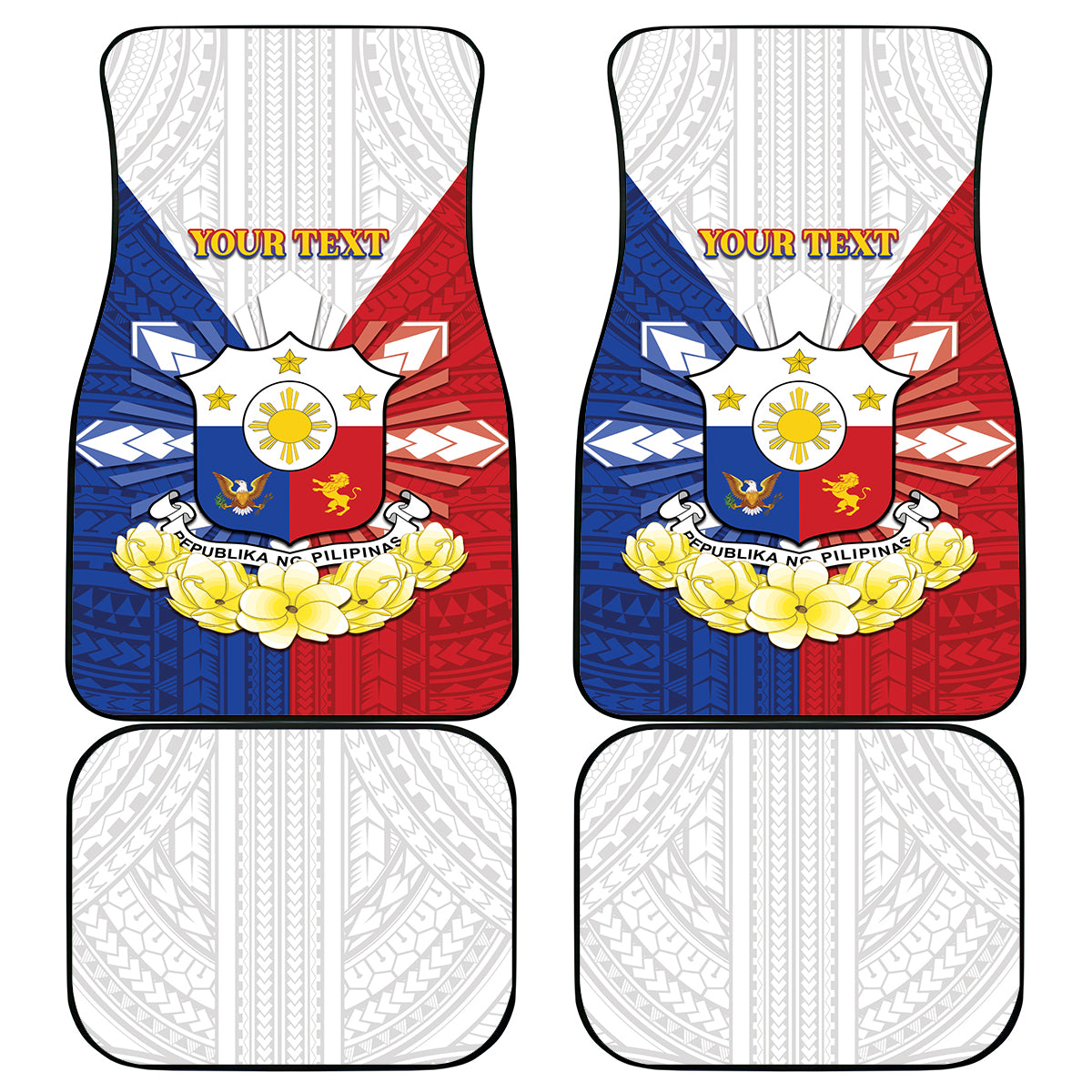 Philippines Independence Day Car Mats Maligayang Araw ng Kalayaan Filipino Carabao