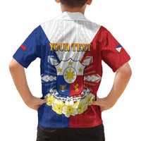 Personalised Philippines Independence Day Family Matching Off Shoulder Maxi Dress and Hawaiian Shirt Maligayang Araw ng Kalayaan Filipino Carabao LT05 - Polynesian Pride