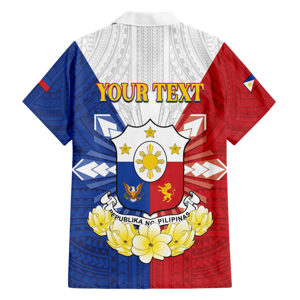 Personalised Philippines Independence Day Family Matching Short Sleeve Bodycon Dress and Hawaiian Shirt Maligayang Araw ng Kalayaan Filipino Carabao LT05 - Polynesian Pride