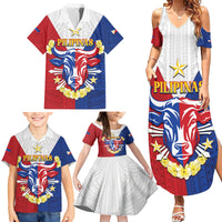 Personalised Philippines Independence Day Family Matching Summer Maxi Dress and Hawaiian Shirt Maligayang Araw ng Kalayaan Filipino Carabao LT05 - Polynesian Pride
