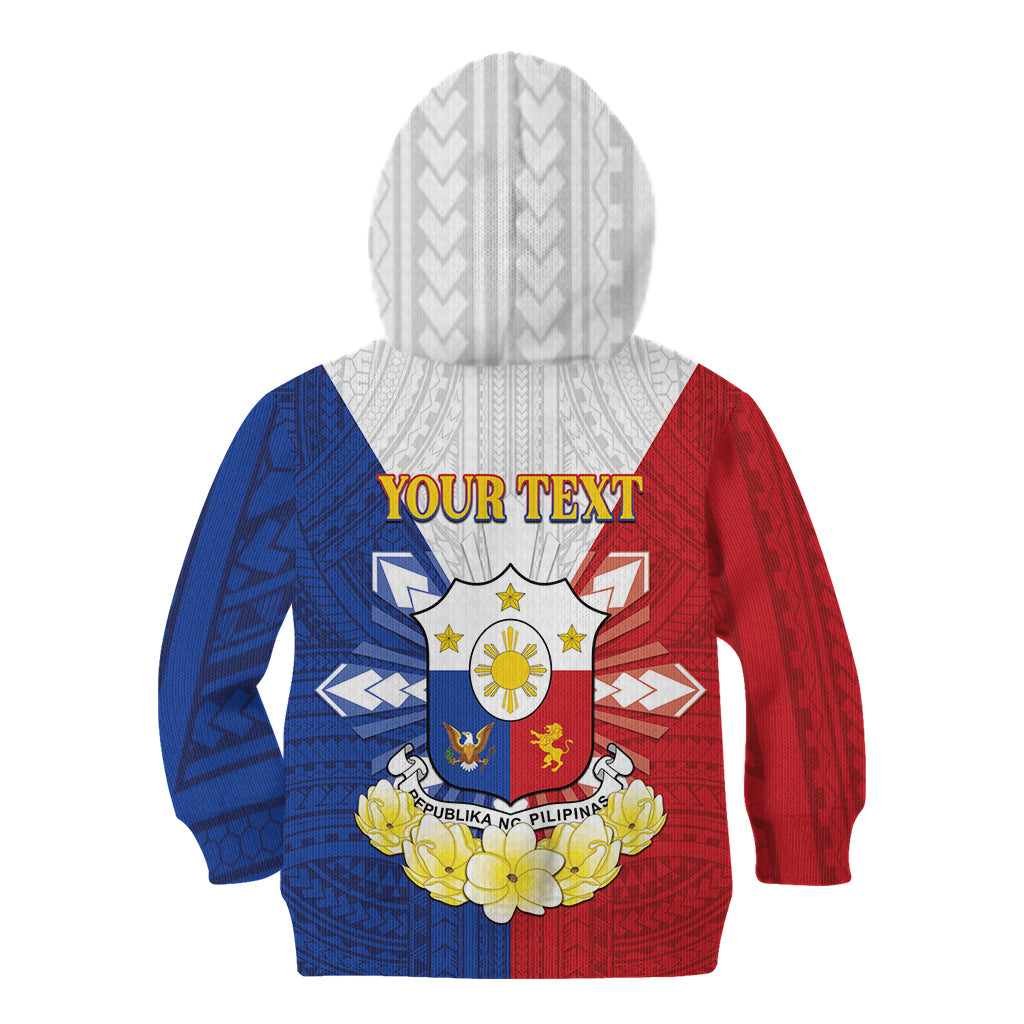 Personalised Philippines Independence Day Kid Hoodie Maligayang Araw ng Kalayaan Filipino Carabao