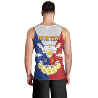 Personalised Philippines Independence Day Men Tank Top Maligayang Araw ng Kalayaan Filipino Carabao LT05 - Polynesian Pride