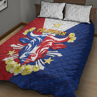 Philippines Independence Day Quilt Bed Set Maligayang Araw ng Kalayaan Filipino Carabao