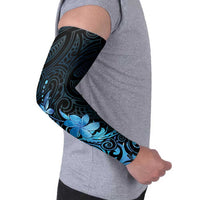 Matariki New Zealand Arm Sleeves Maori Pattern Blue Galaxy LT05 - Polynesian Pride