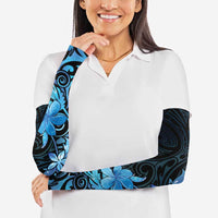 Matariki New Zealand Arm Sleeves Maori Pattern Blue Galaxy LT05 - Polynesian Pride