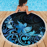 Matariki New Zealand Beach Blanket Maori Pattern Blue Galaxy LT05 - Polynesian Pride