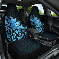 Matariki New Zealand Car Seat Cover Maori Pattern Blue Galaxy LT05 One Size Blue - Polynesian Pride