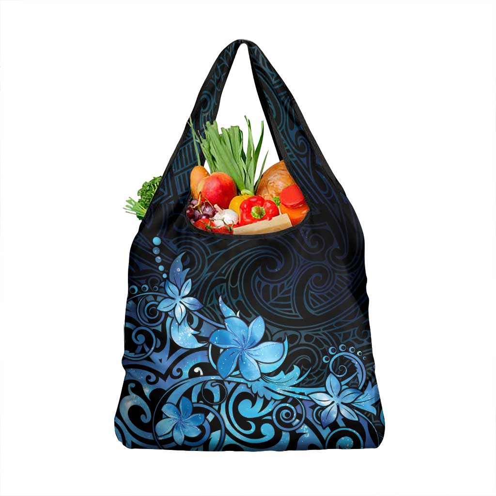 Matariki New Zealand Grocery Bag Maori Pattern Blue Galaxy LT05 1-pack One Size Blue - Polynesian Pride