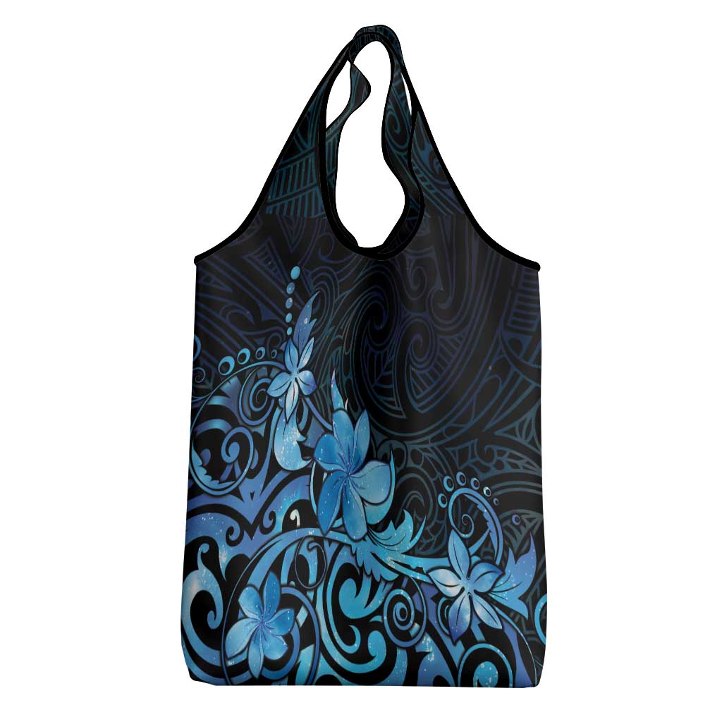 Matariki New Zealand Grocery Bag Maori Pattern Blue Galaxy LT05 - Polynesian Pride