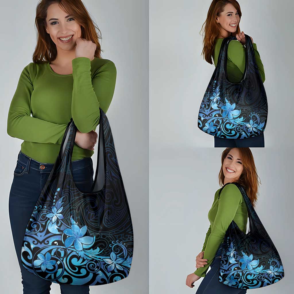 Matariki New Zealand Grocery Bag Maori Pattern Blue Galaxy LT05 - Polynesian Pride