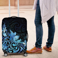 Matariki New Zealand Luggage Cover Maori Pattern Blue Galaxy LT05 Blue - Polynesian Pride