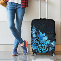 Matariki New Zealand Luggage Cover Maori Pattern Blue Galaxy LT05 - Polynesian Pride