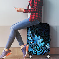 Matariki New Zealand Luggage Cover Maori Pattern Blue Galaxy LT05 - Polynesian Pride