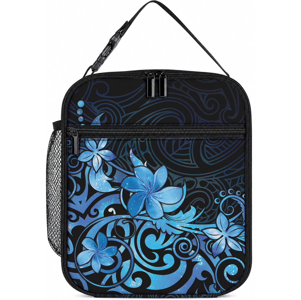 Matariki New Zealand Lunch Bag Maori Pattern Blue Galaxy