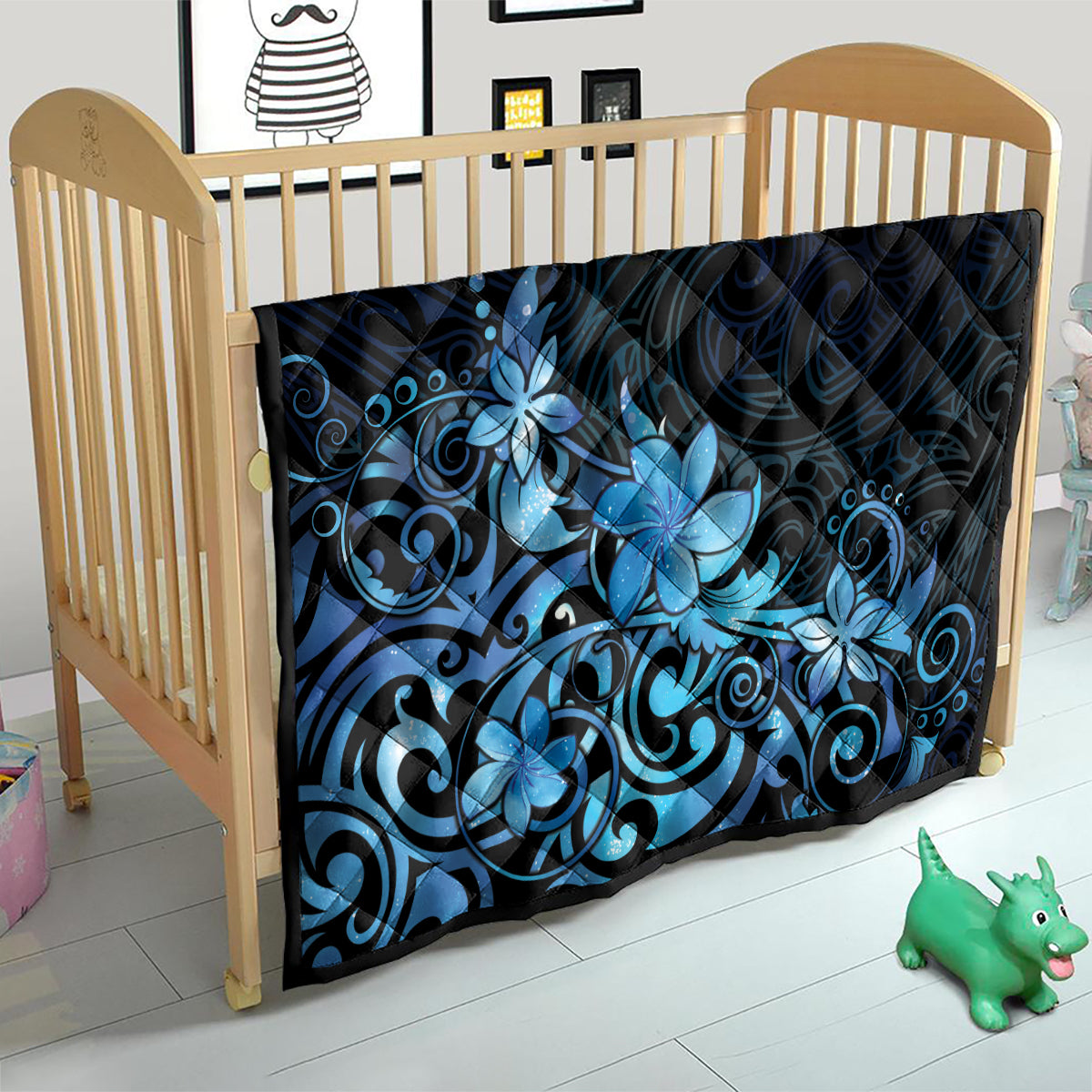 Matariki New Zealand Quilt Maori Pattern Blue Galaxy LT05 - Polynesian Pride