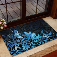 Matariki New Zealand Rubber Doormat Maori Pattern Blue Galaxy LT05 - Polynesian Pride