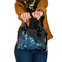 Matariki New Zealand Shoulder Handbag Maori Pattern Blue Galaxy LT05 One Size Blue - Polynesian Pride