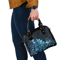 Matariki New Zealand Shoulder Handbag Maori Pattern Blue Galaxy LT05 - Polynesian Pride