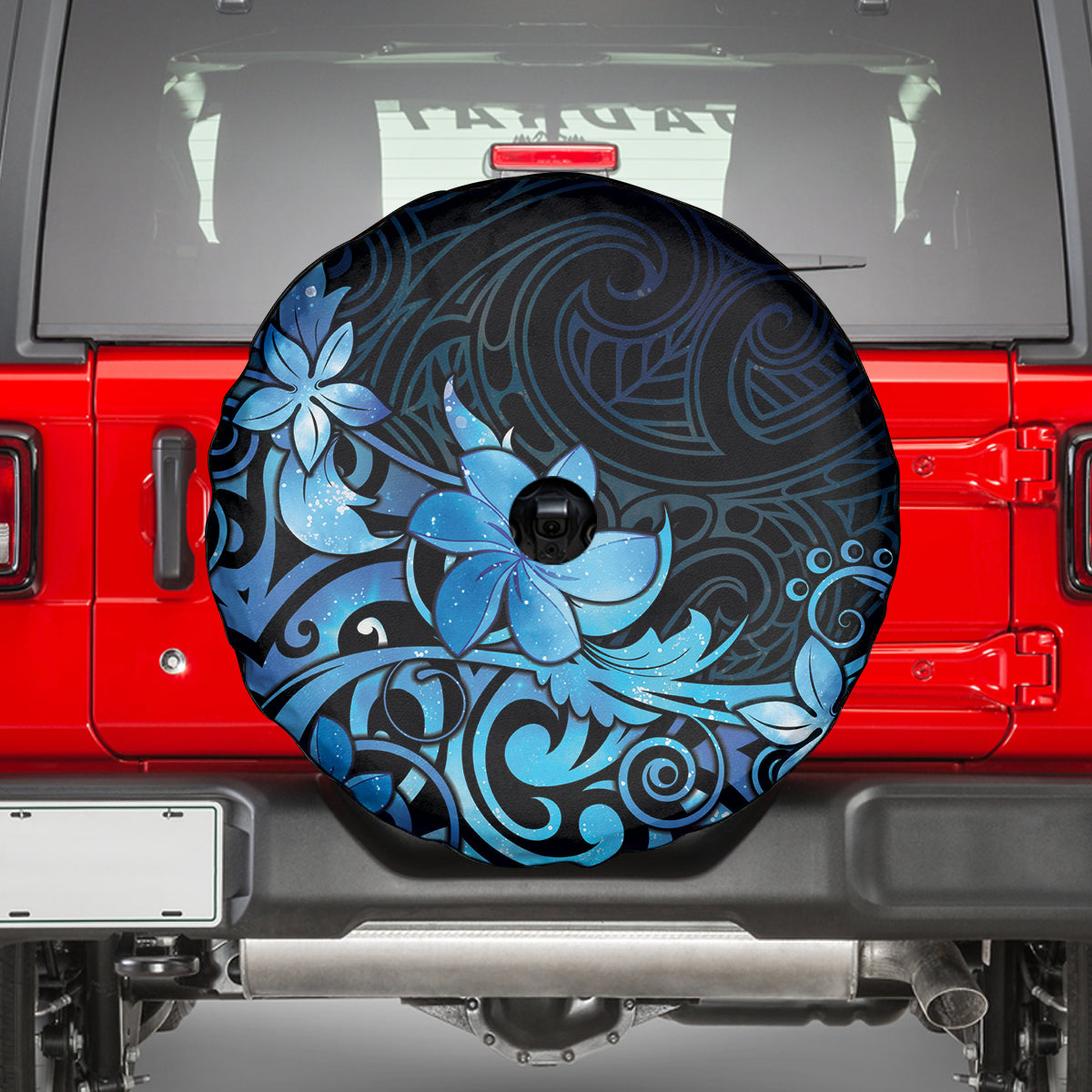 Matariki New Zealand Spare Tire Cover Maori Pattern Blue Galaxy LT05 - Polynesian Pride