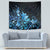 Matariki New Zealand Tapestry Maori Pattern Blue Galaxy