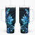 Matariki New Zealand Tumbler With Handle Maori Pattern Blue Galaxy