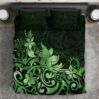 Matariki New Zealand Bedding Set Maori Pattern Green Galaxy