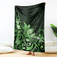 Matariki New Zealand Blanket Maori Pattern Green Galaxy LT05 - Polynesian Pride