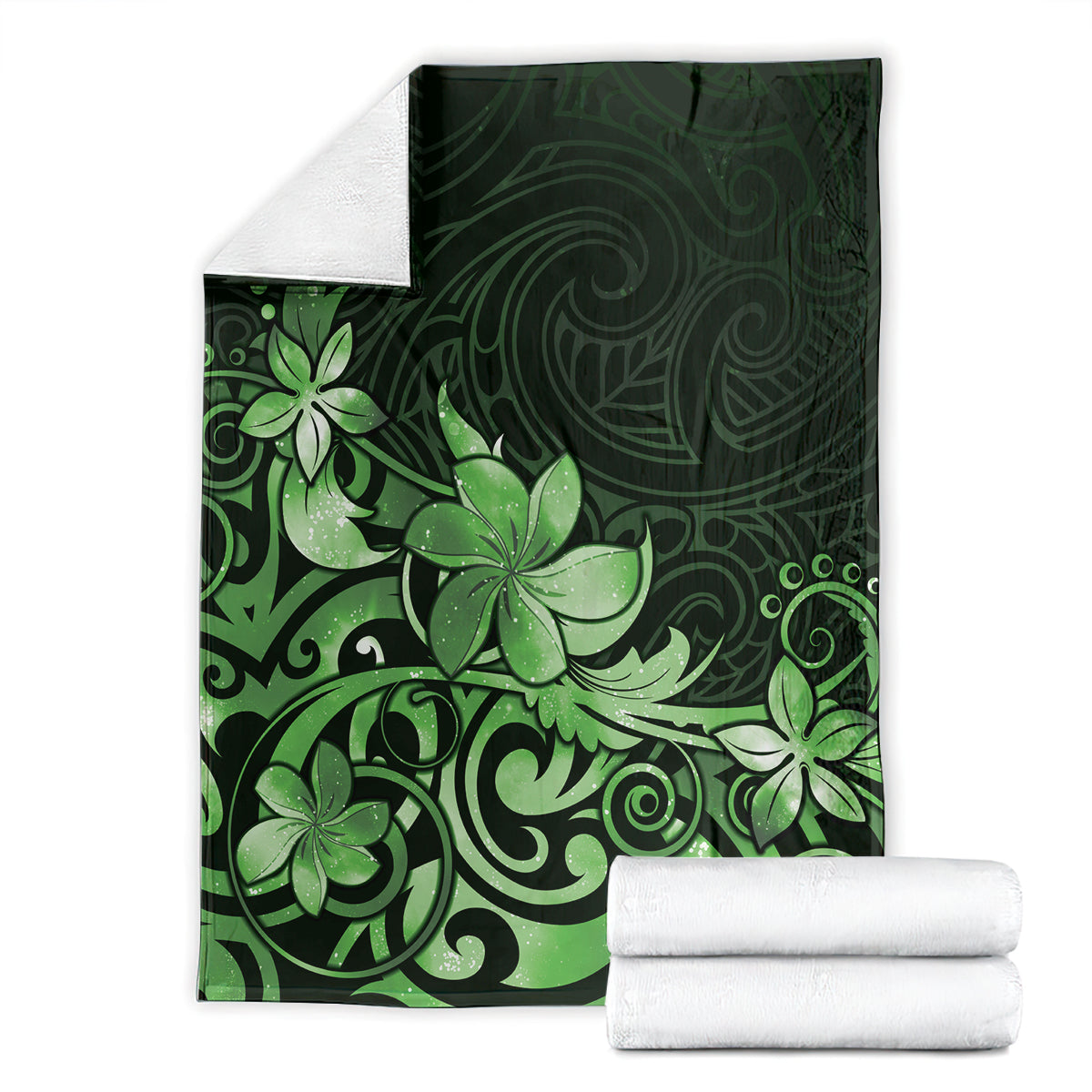 Matariki New Zealand Blanket Maori Pattern Green Galaxy LT05 - Polynesian Pride