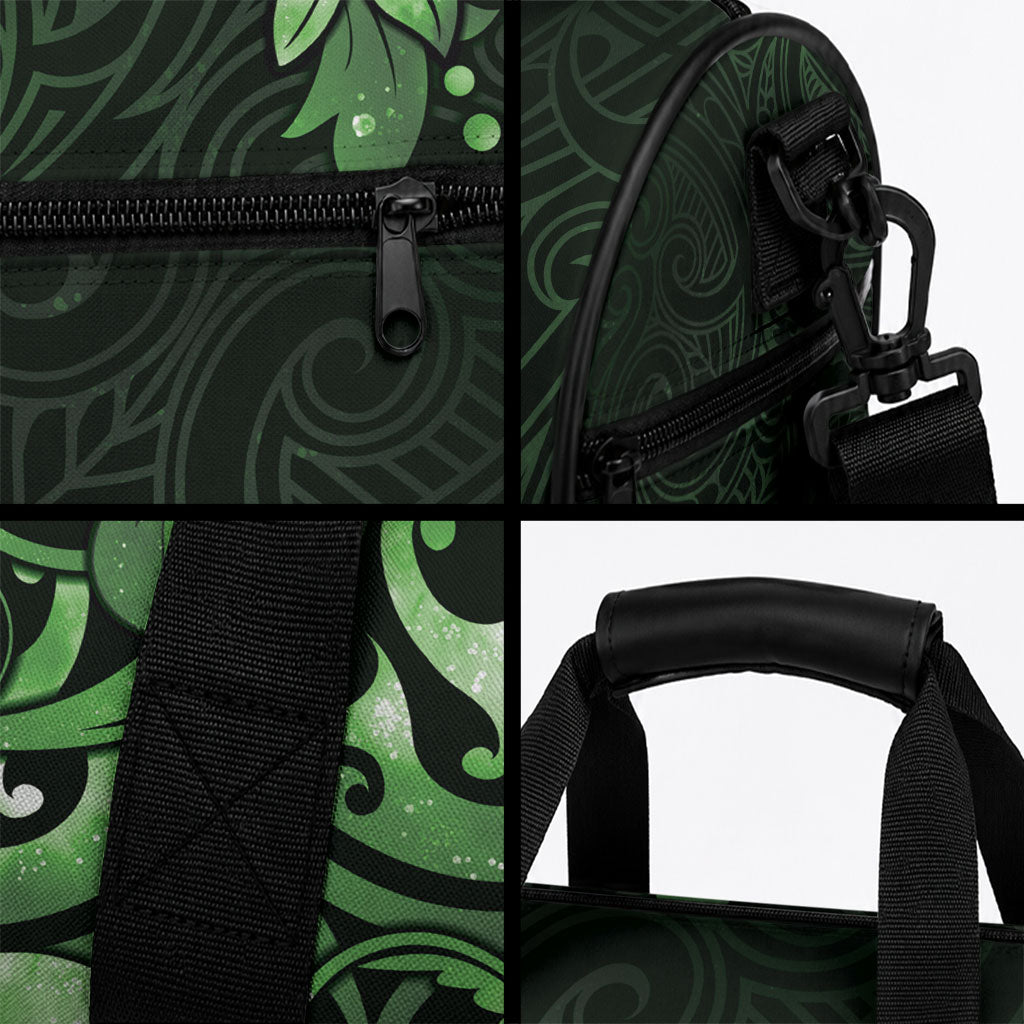 Matariki New Zealand Duffle Bag Maori Pattern Green Galaxy LT05 - Polynesian Pride
