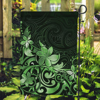 Matariki New Zealand Garden Flag Maori Pattern Green Galaxy LT05 Garden Flag Green - Polynesian Pride