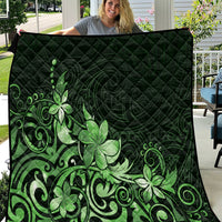 Matariki New Zealand Quilt Maori Pattern Green Galaxy LT05 Green - Polynesian Pride