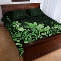 Matariki New Zealand Quilt Bed Set Maori Pattern Green Galaxy LT05 - Polynesian Pride
