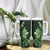 Matariki New Zealand Tumbler With Handle Maori Pattern Green Galaxy