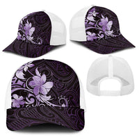 Matariki New Zealand Baseball Net Cap Maori Pattern Purple Galaxy
