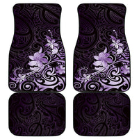 Matariki New Zealand Car Mats Maori Pattern Purple Galaxy