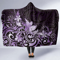Matariki New Zealand Hooded Blanket Maori Pattern Purple Galaxy LT05 - Polynesian Pride