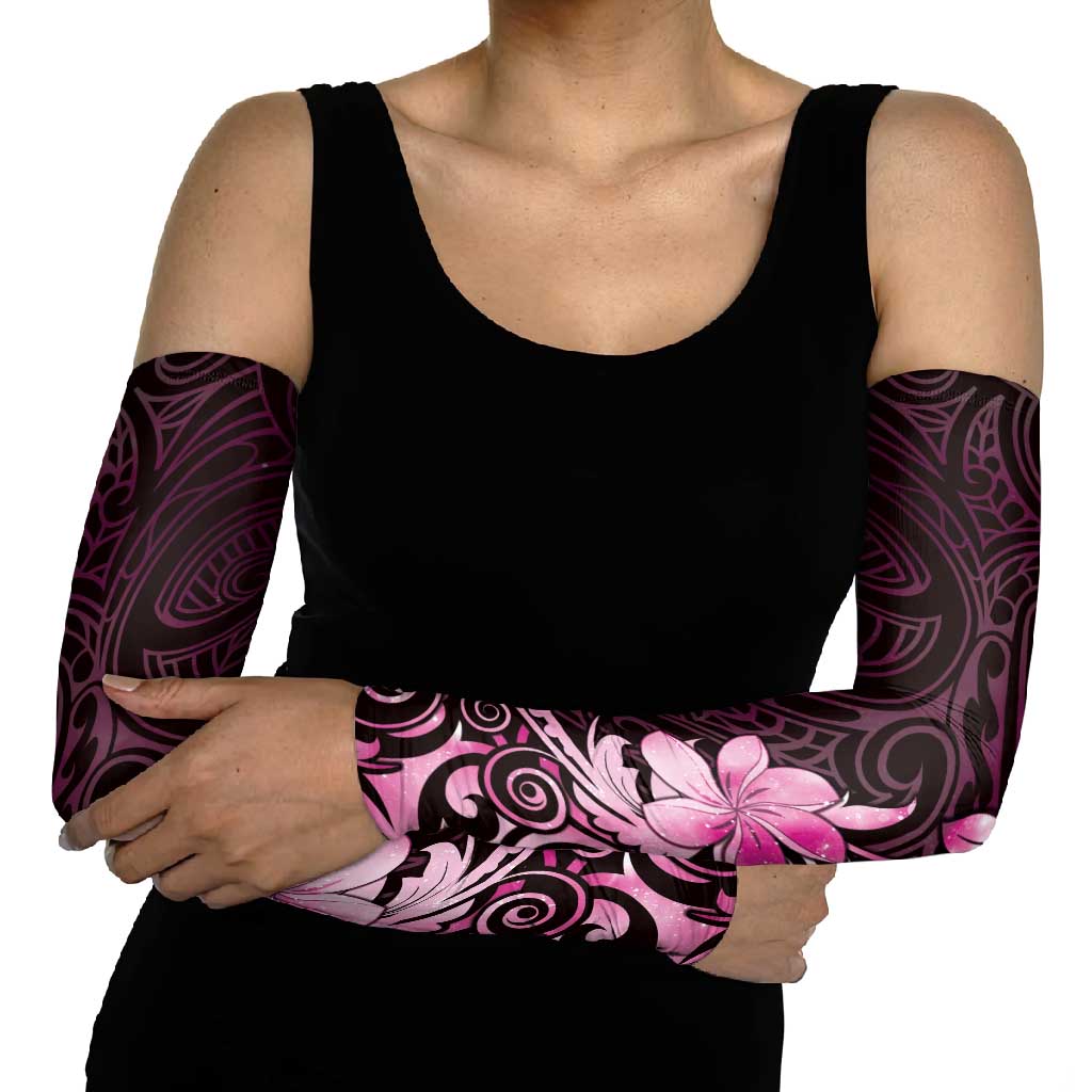 Matariki New Zealand Arm Sleeves Maori Pattern Pink Galaxy LT05 - Polynesian Pride