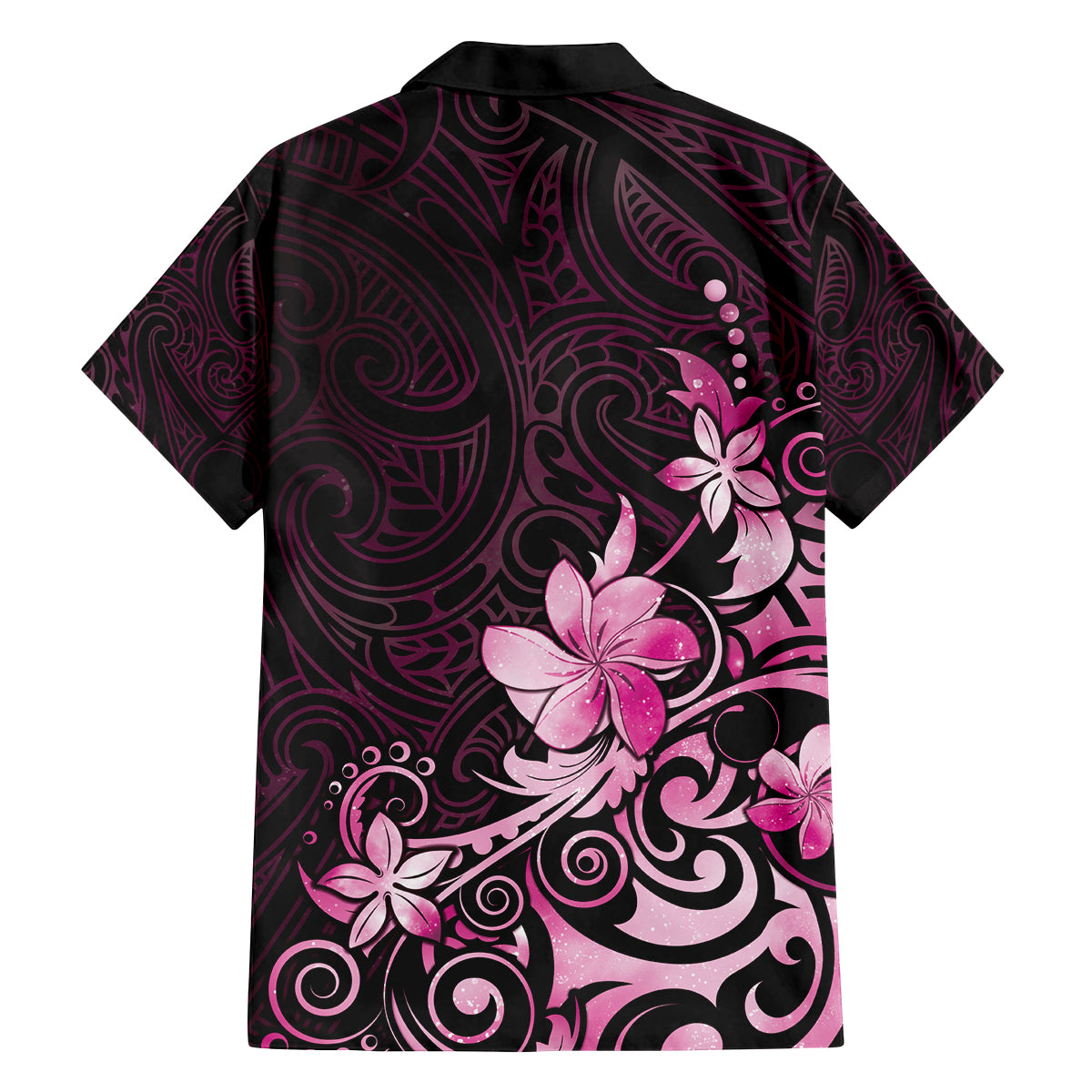 Matariki New Zealand Family Matching Puletasi and Hawaiian Shirt Maori Pattern Pink Galaxy LT05 - Polynesian Pride