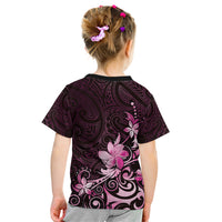Matariki New Zealand Kid T Shirt Maori Pattern Pink Galaxy LT05 - Polynesian Pride