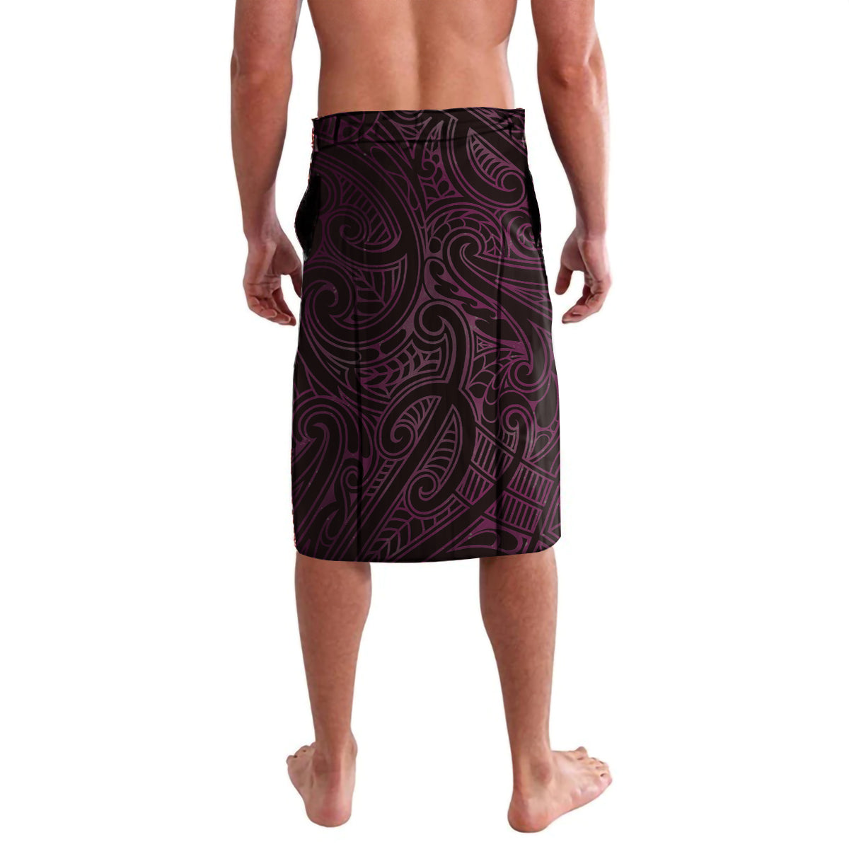 Matariki New Zealand Lavalava Maori Pattern Pink Galaxy