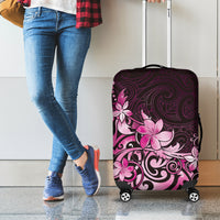 Matariki New Zealand Luggage Cover Maori Pattern Pink Galaxy LT05 - Polynesian Pride