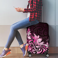 Matariki New Zealand Luggage Cover Maori Pattern Pink Galaxy LT05 - Polynesian Pride