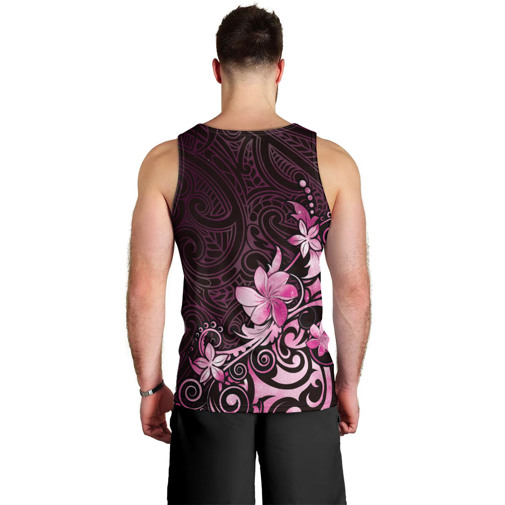Matariki New Zealand Men Tank Top Maori Pattern Pink Galaxy LT05 - Polynesian Pride